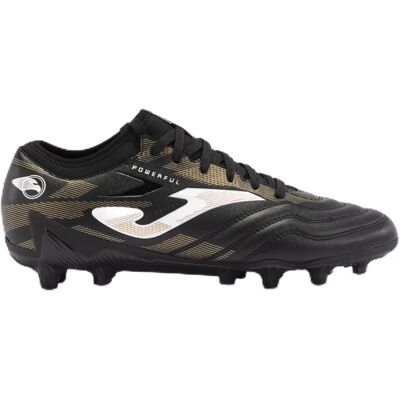 Joma Powerful 2401 FG - Scarpe da calcio in pelle sintetica per uomo, nero, tutto l'anno - 43 EU / 27.5cm Joma Powerful 2401 FG - Scarpe da calcio in pelle sintetica per uomo, nero, tutto l'anno - 43 EU / 27.5cm