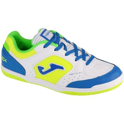 Joma Top Flex Jr TPJW2402IN Todo el año Niños Blanco - Zapatos de fútbol indoor Joma Top Flex Jr TPJW2402IN Todo el año Niños Blanco - Zapatos de fútbol indoor