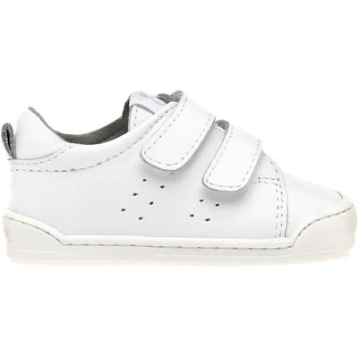 Mustang Kids Białe Skórzane Sneakers - Casual Buty dla Dzieci Mustang Kids Białe Skórzane Sneakers - Casual Buty dla Dzieci
