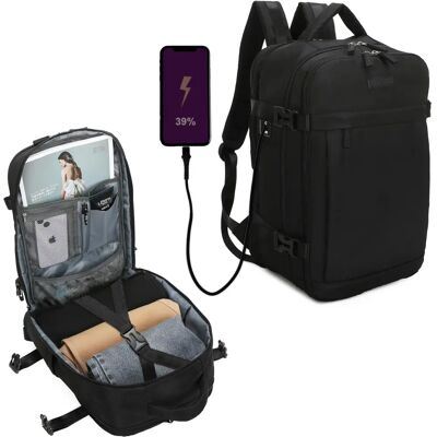 Mochila Ryanair 40x20x25cm - Poliéster Resistente à Água Mochila Ryanair 40x20x25cm - Poliéster Resistente à Água