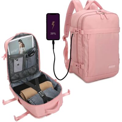 Mochila Rosa Ryanair 40x20x25cm - Mochila Mochila Rosa Ryanair 40x20x25cm - Mochila
