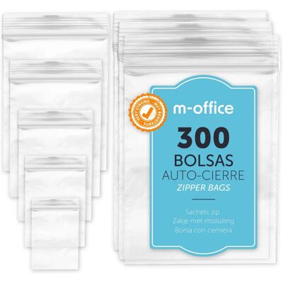 m-office - 250x350mm - Doorzichtig - Zipzak - Opslagzak m-office - 250x350mm - Doorzichtig - Zipzak - Opslagzak