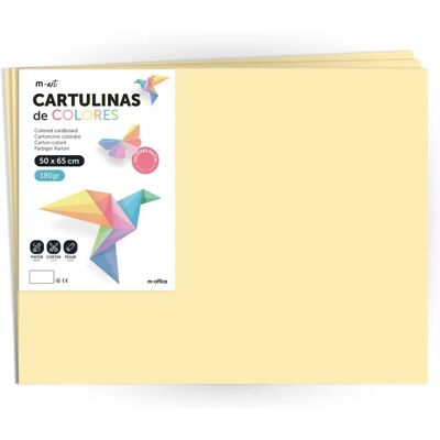 M-OFFICE - PASTEL-50x65-180G-CREMA - Crema - 50x65 cm - Cardstock M-OFFICE - PASTEL-50x65-180G-CREMA - Crema - 50x65 cm - Cardstock