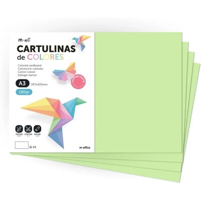 M-Office - Cartulina A4 180g - 200 sheets - Cardstock M-Office - Cartulina A4 180g - 200 sheets - Cardstock