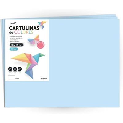 Carton Couleurs Pastel M-OFFICE - 50x65 cm, 180g/m² - Création et Décoration Carton Couleurs Pastel M-OFFICE - 50x65 cm, 180g/m² - Création et Décoration