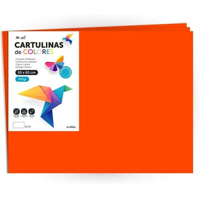 m-office Cartulina 50x65cm arancione - Cardstock m-office Cartulina 50x65cm arancione - Cardstock