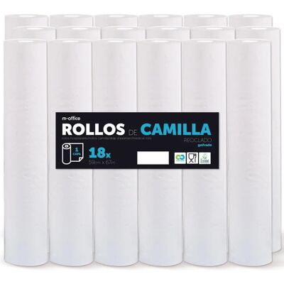 M-OFFICE Rotolo di Carta per Camilla - 59cm x 67m Goffrato M-OFFICE Rotolo di Carta per Camilla - 59cm x 67m Goffrato