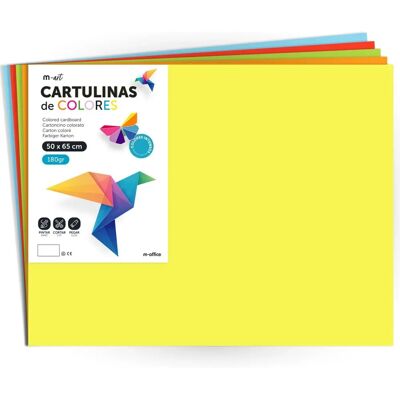 M-OFFICE - Cartulina - 50x65 - 180 g - carta colorata M-OFFICE - Cartulina - 50x65 - 180 g - carta colorata