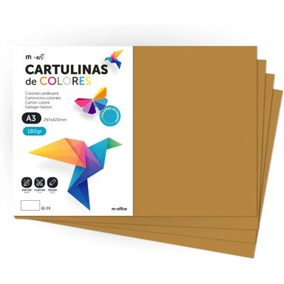 M-Office - COLOR-CARDSTOCK-A4-180G-25 - Barna - A4-180g-25 sheets - Karton M-Office - COLOR-CARDSTOCK-A4-180G-25 - Barna - A4-180g-25 sheets - Karton