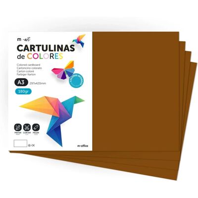 m-office A4 Cartulina de colores 180g - Lila - 50 hojas m-office A4 Cartulina de colores 180g - Lila - 50 hojas