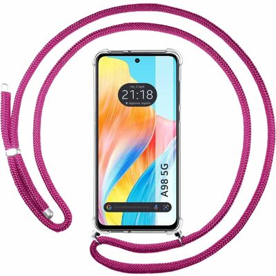 Coque Rose Fuchsia Oppo A98 5G Anti-chocs - Étui pour téléphone - Publicité Coque Rose Fuchsia Oppo A98 5G Anti-chocs - Étui pour téléphone - Publicité