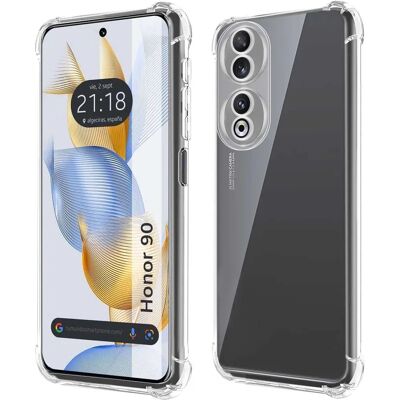TUMUNDOSMARTPHONE Transparent Silikonfodral för Honor 90 5G TUMUNDOSMARTPHONE Transparent Silikonfodral för Honor 90 5G