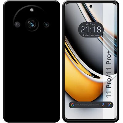 Coque en Gel de TPU Noir TUMUNDOSMARTPHONE pour Realme 11 Pro / 11 Pro+ Plus 5G - Publicité Coque en Gel de TPU Noir TUMUNDOSMARTPHONE pour Realme 11 Pro / 11 Pro+ Plus 5G - Publicité