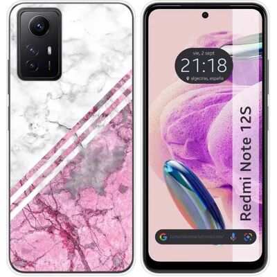 Tumundosmartphone TMS120081 Rose Blanc - Coque de téléphone - Publicité Tumundosmartphone TMS120081 Rose Blanc - Coque de téléphone - Publicité