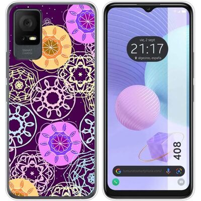Coque en Silicone TCL 408 Design Radial - Coque de Smartphone - Publicité Coque en Silicone TCL 408 Design Radial - Coque de Smartphone - Publicité