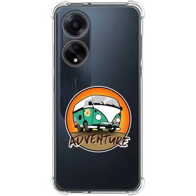 Coque en silicone antichoc Oppo A98 5G Design aventure - Publicité Coque en silicone antichoc Oppo A98 5G Design aventure - Publicité