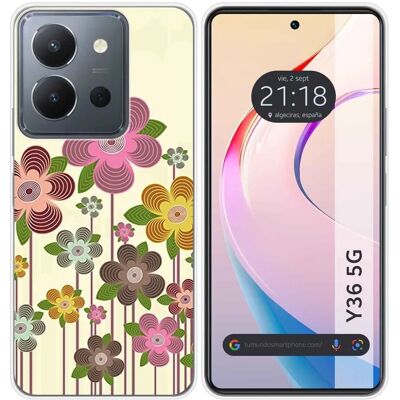 Coque en silicone TUMUNDOSMARTPHONE pour Vivo Y36 - Motif Printanier - Publicité Coque en silicone TUMUNDOSMARTPHONE pour Vivo Y36 - Motif Printanier - Publicité