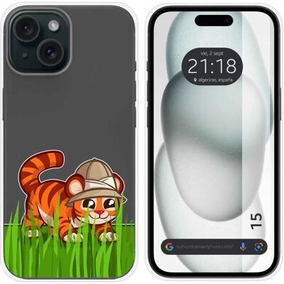Coque en silicone TUMUNDOSMARTPHONE pour iPhone 15 - Multicolore - Publicité Coque en silicone TUMUNDOSMARTPHONE pour iPhone 15 - Multicolore - Publicité
