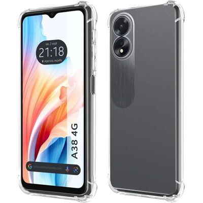 Coque en silicone antichocs Tumundosmartphone pour Oppo A38 4G - Protection contre chutes et rayures - Publicité Coque en silicone antichocs Tumundosmartphone pour Oppo A38 4G - Protection contre chutes et rayures - Publicité
