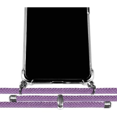 Coque TUMUNDOSMARTPHONE Oppo A78 4G Violet Antichocs avec Lanière - Etui Coque TUMUNDOSMARTPHONE Oppo A78 4G Violet Antichocs avec Lanière - Etui