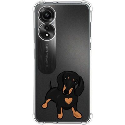 Coque en silicone résistante aux chocs pour Samsung Galaxy A78 4G - Design Chiens - Publicité Coque en silicone résistante aux chocs pour Samsung Galaxy A78 4G - Design Chiens - Publicité