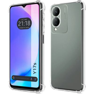 Coque en silicone anti-choc transparente pour Vivo Y17s - Publicité Coque en silicone anti-choc transparente pour Vivo Y17s - Publicité