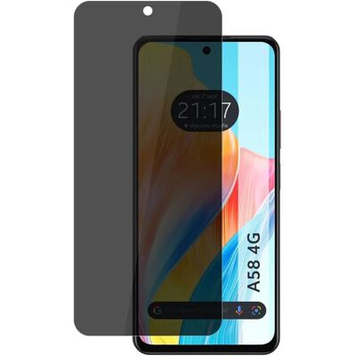 Protetor de tela de hidrogel de privacidade para Oppo A58 4G Protetor de tela de hidrogel de privacidade para Oppo A58 4G