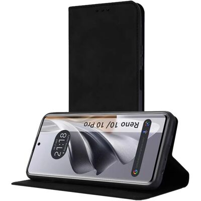 Portemonnee Hoesje in Synthetisch Lijk Leer voor Oppo Reno 10 5G / 10 Pro 5G Portemonnee Hoesje in Synthetisch Lijk Leer voor Oppo Reno 10 5G / 10 Pro 5G
