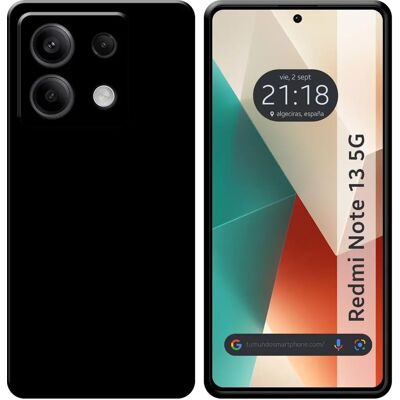 Custodia nera per Xiaomi Redmi Note 13 5G TUMUNDOSMARTPHONE Custodia nera per Xiaomi Redmi Note 13 5G TUMUNDOSMARTPHONE