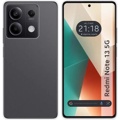 Transparante siliconen gel TPU telefoonhoesje voor Xiaomi Redmi Note 13 5G - Telefontype Transparante siliconen gel TPU telefoonhoesje voor Xiaomi Redmi Note 13 5G - Telefontype