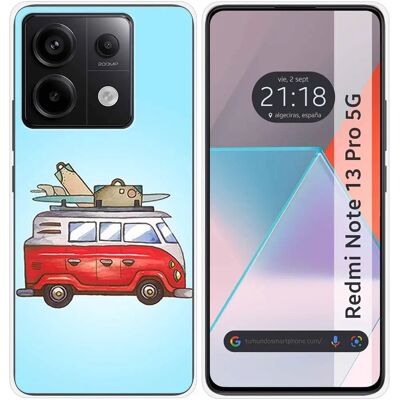 Coque silicone Xiaomi Redmi Note 13 Pro 5G - Multicolore - Publicité Coque silicone Xiaomi Redmi Note 13 Pro 5G - Multicolore - Publicité