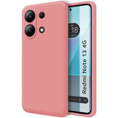 Coque en Silicone Liquide Rose Xiaomi Redmi Note 13 4G - Étui - Publicité Coque en Silicone Liquide Rose Xiaomi Redmi Note 13 4G - Étui - Publicité
