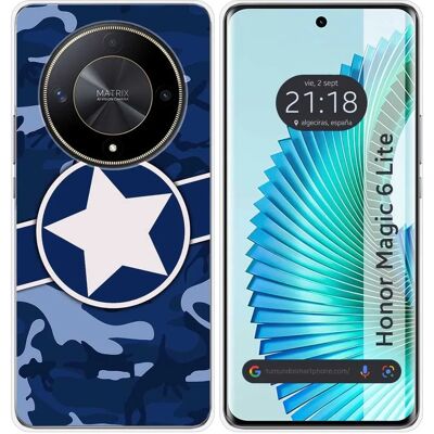 Coque en Silicone Camouflage pour Huawei Honor Magic 6 Lite 5G - Publicité Coque en Silicone Camouflage pour Huawei Honor Magic 6 Lite 5G - Publicité