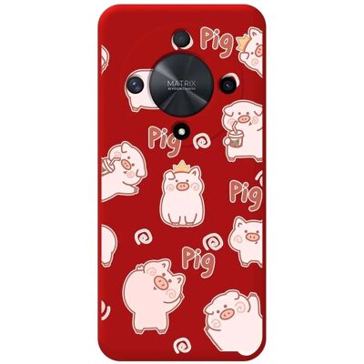 Coque en silicone liquide rouge Honor Lite 5 - Type de téléphone - Publicité Coque en silicone liquide rouge Honor Lite 5 - Type de téléphone - Publicité