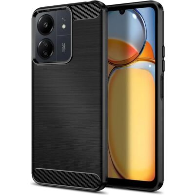 Svart TPU-gelskal för Xiaomi Redmi 13C Svart TPU-gelskal för Xiaomi Redmi 13C