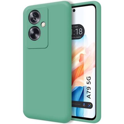 Coque en Silicone Liquide Vert TUMUNDOSMARTPHONE pour Oppo A79 5G Coque en Silicone Liquide Vert TUMUNDOSMARTPHONE pour Oppo A79 5G