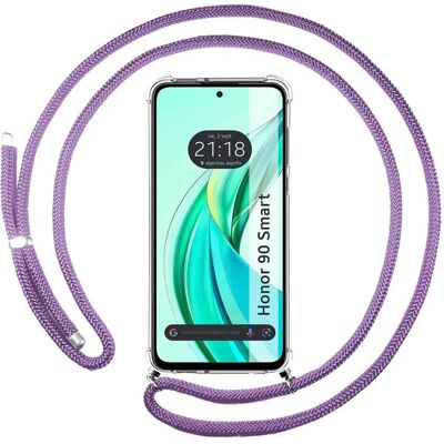 Coque antichoc violette pour Honor 90 Smart 5G Coque antichoc violette pour Honor 90 Smart 5G