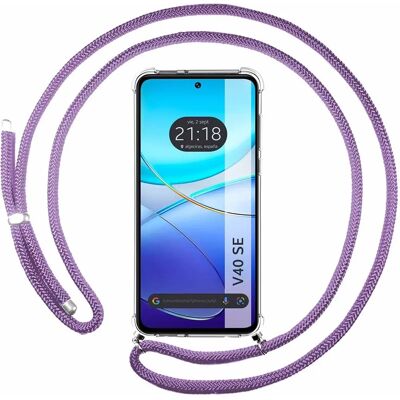 TUMUNDOSMARTPHONE Coque antichoc pour Vivo V40 SE 5G avec pendentif - Étui - Publicité TUMUNDOSMARTPHONE Coque antichoc pour Vivo V40 SE 5G avec pendentif - Étui - Publicité