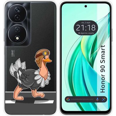 Coque Avestruz pour Honor 90 Smart 5G - Étui Transparent TPU - Publicité Coque Avestruz pour Honor 90 Smart 5G - Étui Transparent TPU - Publicité