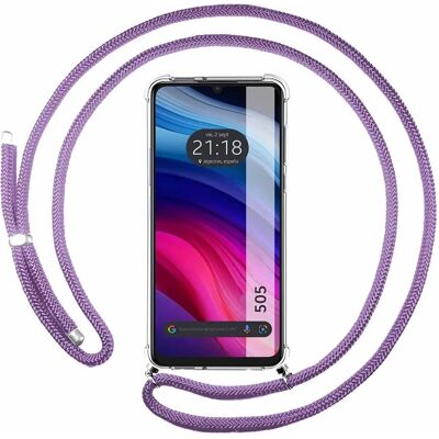Coque en Silicone Antichoc avec Pendentif pour TCL 505 - Étui de Téléphone - Publicité Coque en Silicone Antichoc avec Pendentif pour TCL 505 - Étui de Téléphone - Publicité