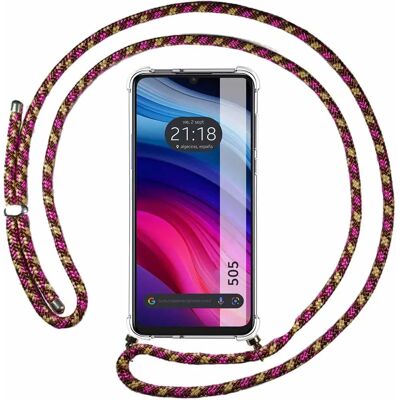 Coque Antichoc en Rose Doré pour TCL 505 - Étui Coque Antichoc en Rose Doré pour TCL 505 - Étui