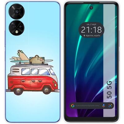 Coque en Silicone TUMUNDOSMARTPHONE pour TCL 50 5G - Étui - Publicité Coque en Silicone TUMUNDOSMARTPHONE pour TCL 50 5G - Étui - Publicité