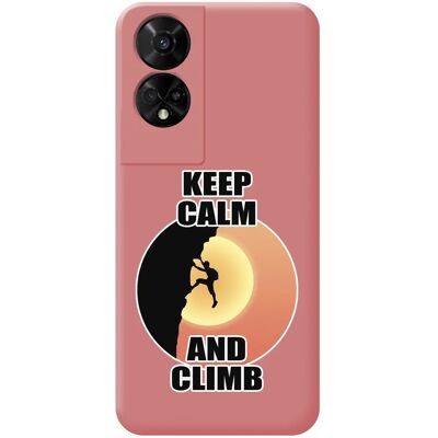 TCL - 50 5G - Rose - Silicone liquide - Coque - Publicité TCL - 50 5G - Rose - Silicone liquide - Coque - Publicité