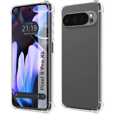 Tumundosmartphone Transparante Schokbestendige TPU Hoes voor Pixel 9 Pro XL 5G Tumundosmartphone Transparante Schokbestendige TPU Hoes voor Pixel 9 Pro XL 5G