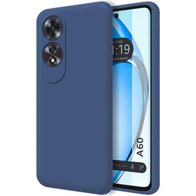 Coque en Silicone Bleu Foncé pour Oppo A60 4G - Publicité Coque en Silicone Bleu Foncé pour Oppo A60 4G - Publicité