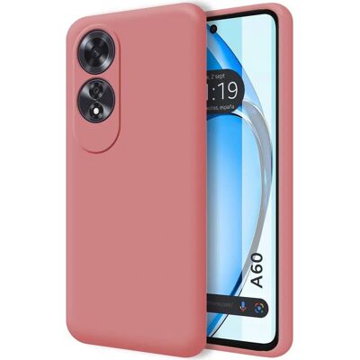 Coque en Silicone Liquide Rose pour Oppo A60 4G - Étui - Publicité Coque en Silicone Liquide Rose pour Oppo A60 4G - Étui - Publicité