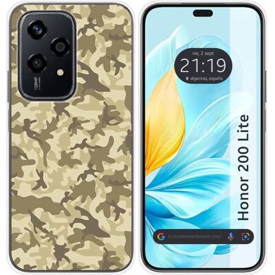 Coque TPU Camouflage Sable pour Huawei Honor 200 Lite 5G - Publicité Coque TPU Camouflage Sable pour Huawei Honor 200 Lite 5G - Publicité