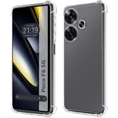 Transparent Stöttålig TPU-Case för Xiaomi Poco F6 5G Transparent Stöttålig TPU-Case för Xiaomi Poco F6 5G