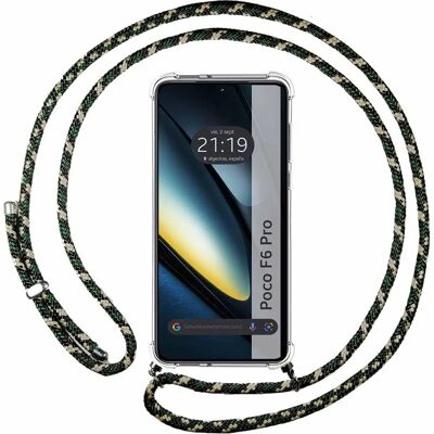 Etui Ochronne Xiaomi Poco F6 Pro 5G - Zielony / Złoty Etui Ochronne Xiaomi Poco F6 Pro 5G - Zielony / Złoty