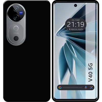 Coque Noire pour Vivo V40 5G - Étui de Téléphone Coque Noire pour Vivo V40 5G - Étui de Téléphone